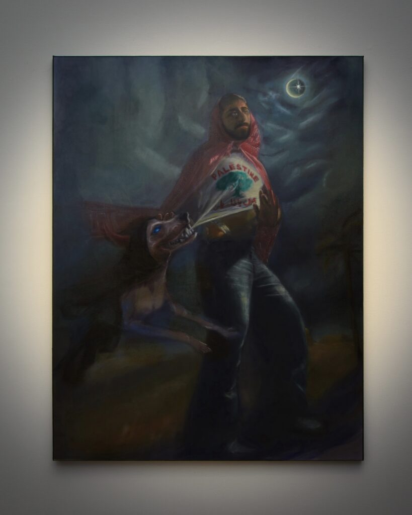 **painting**Little Red Resistance Hood 2024 46 x 60 inch Acrylic and oil on canvas