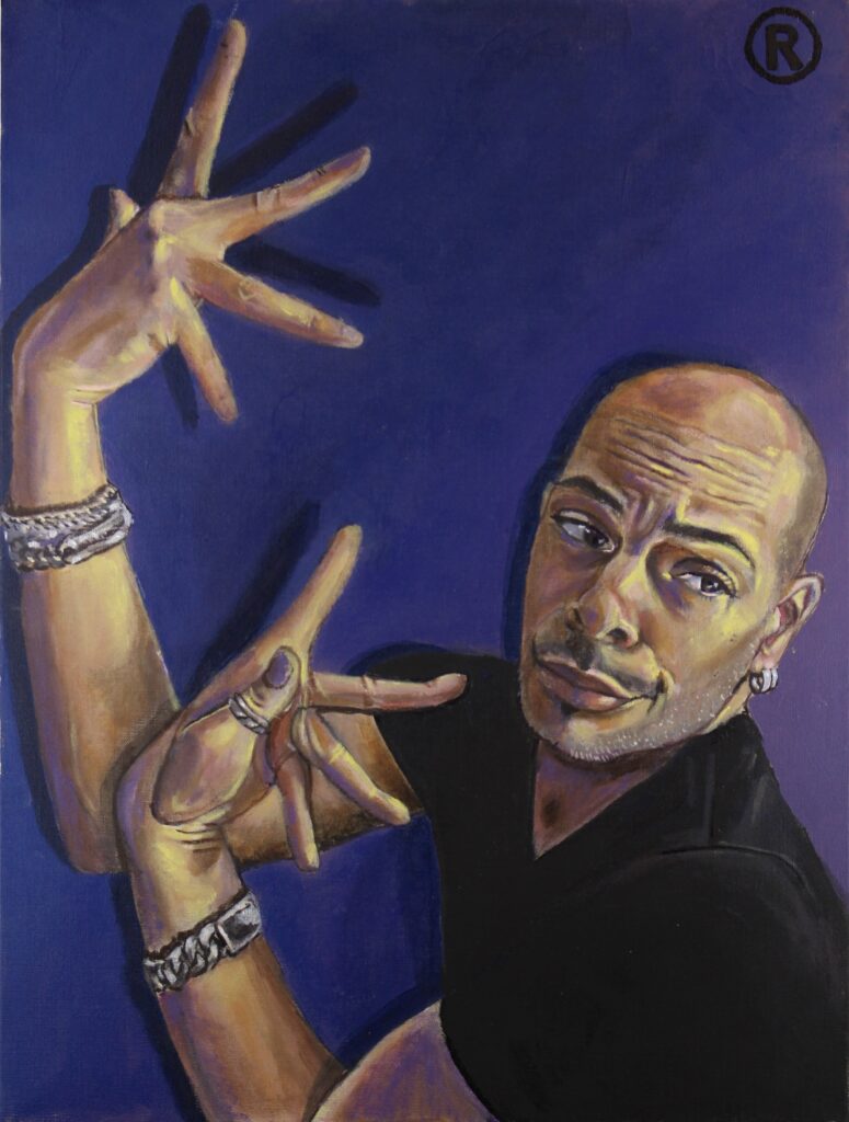 **painting** Benny Ninja, 2021 Acrylic on Canvas 18 x 24″
